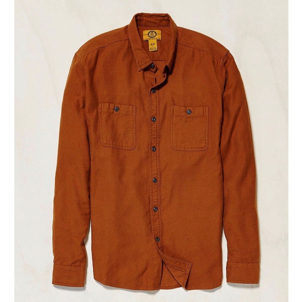 Urban Outfitters Stapleford Men’s Rust Button Down